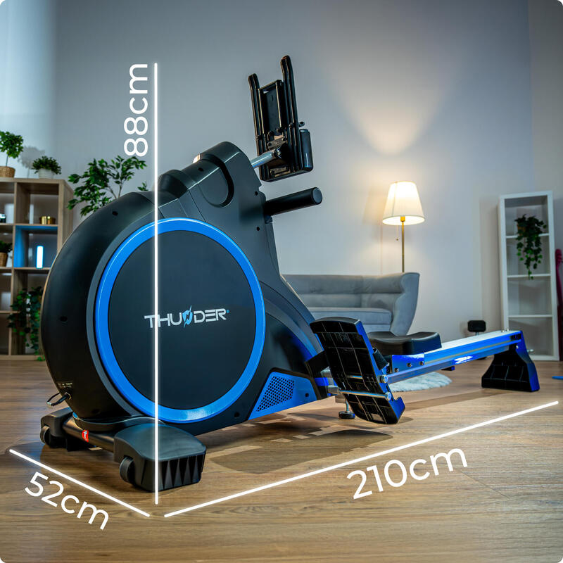 Magnetický tréninkový veslovací trenažér Thunder ARGO 120 kg