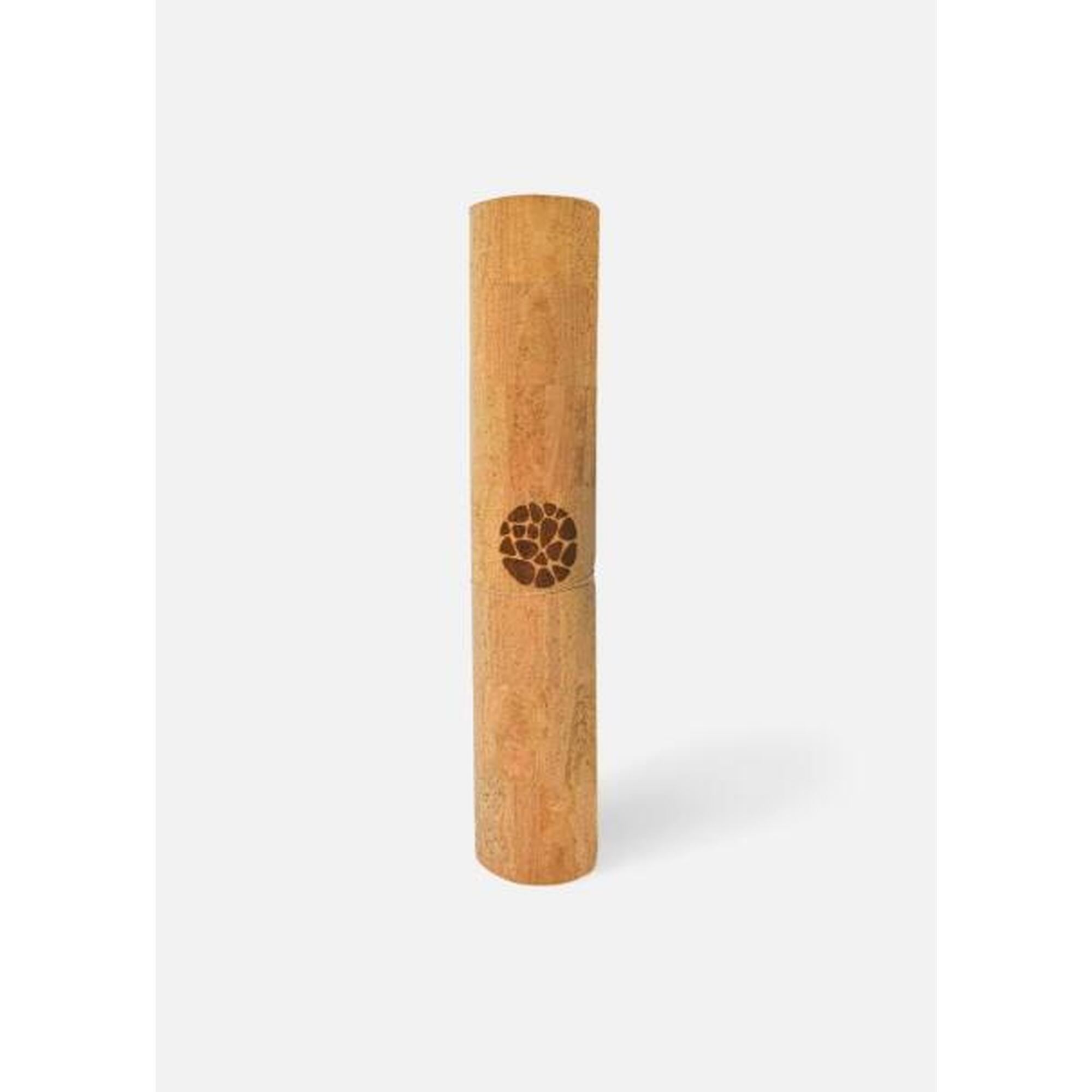 Saltea de yoga Premium din plută – incl. curea de transport - 183x65x0,5cm