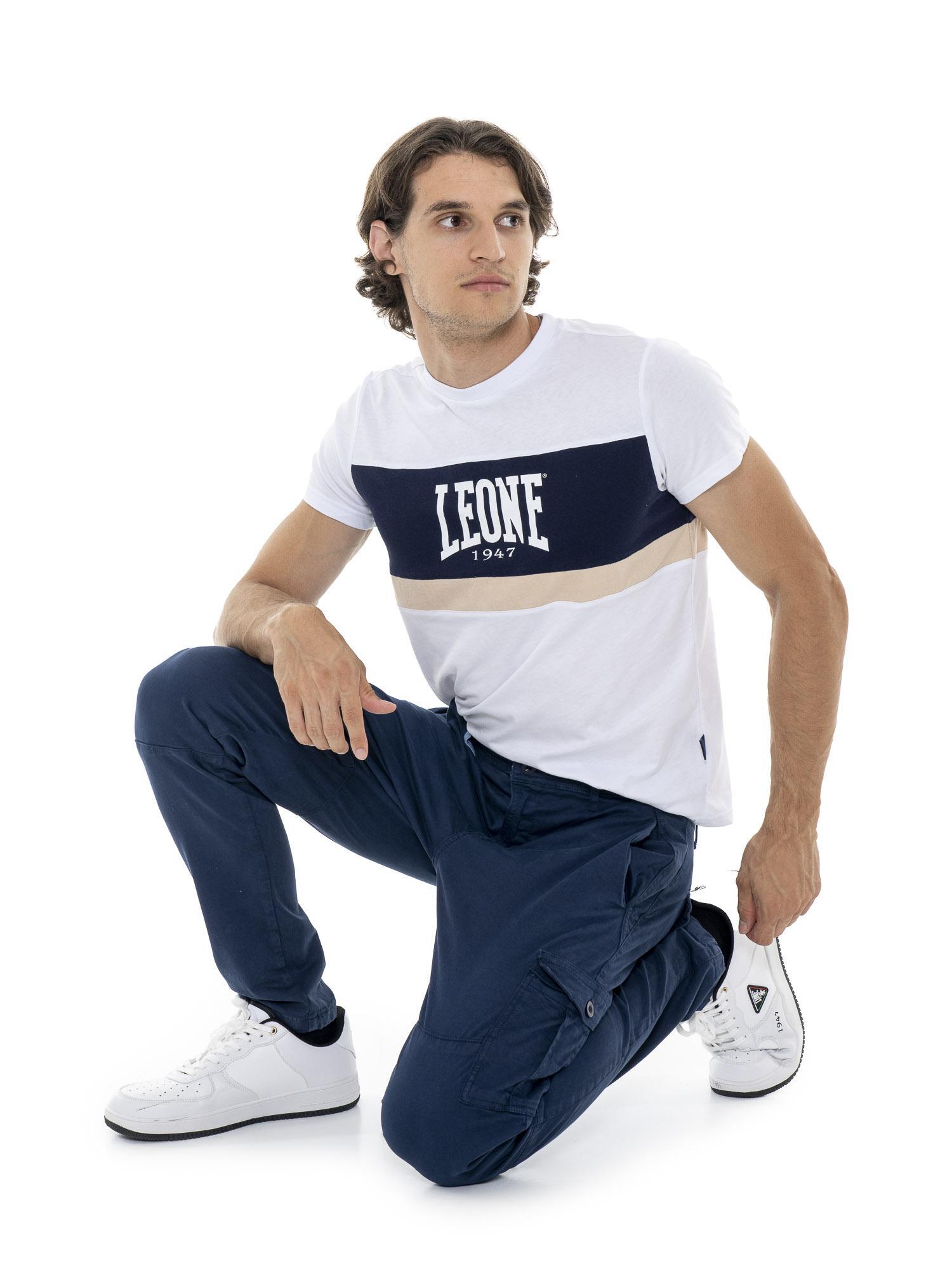 Chándal de hombre Leone HJ de algodón no perchado con cuello y cremallera 5/5