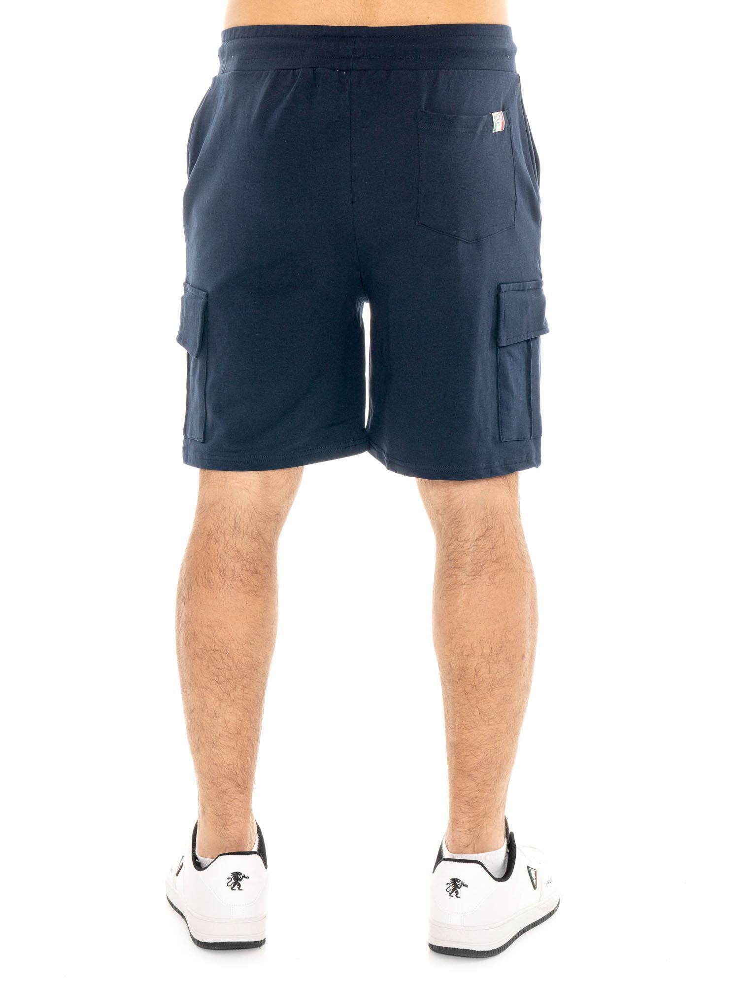 Pantaloncini cargo da uomo in twill elasticizzato Leone Easy 4/5