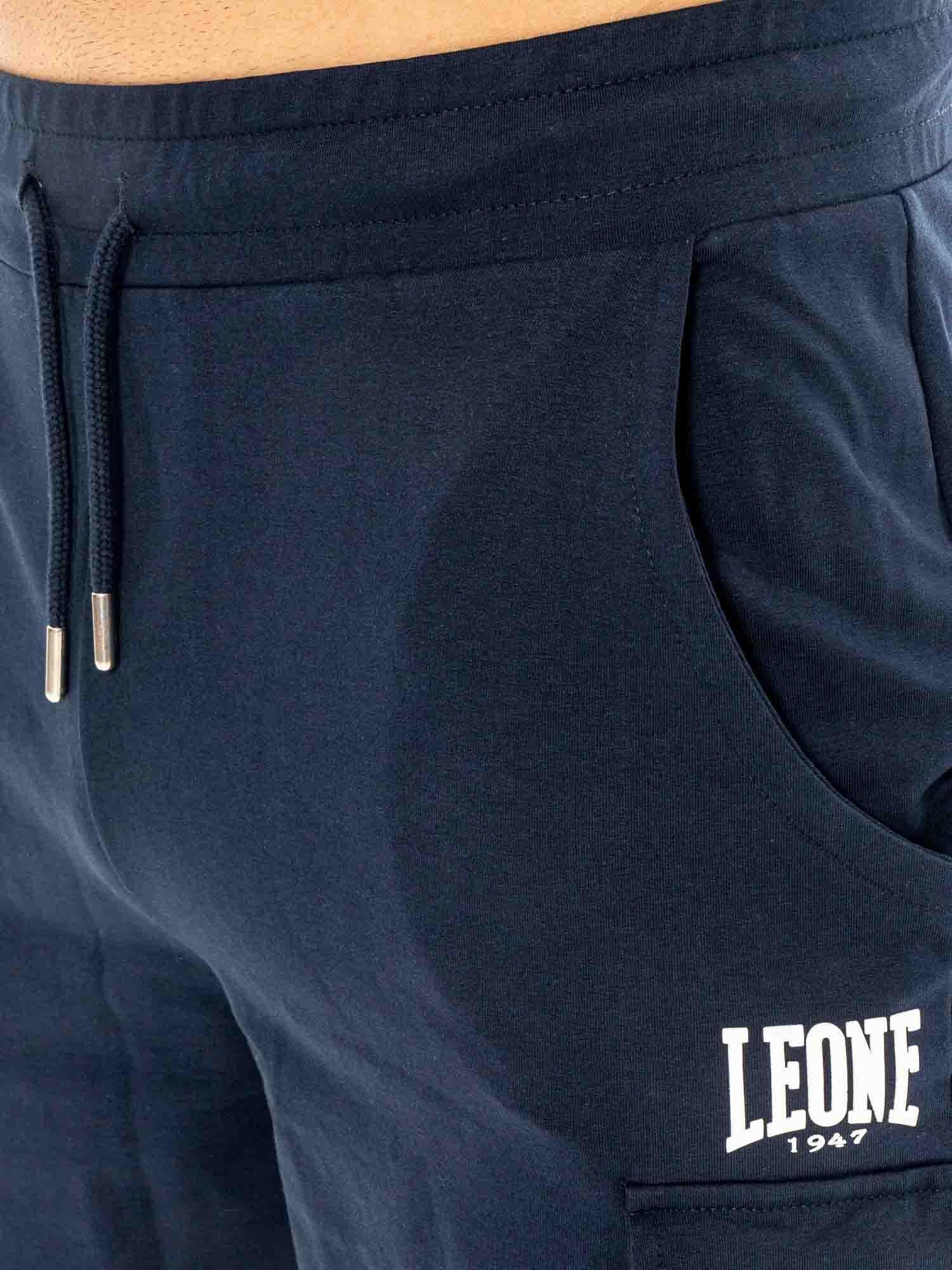 Pantaloncini cargo da uomo in twill elasticizzato Leone Easy 3/5