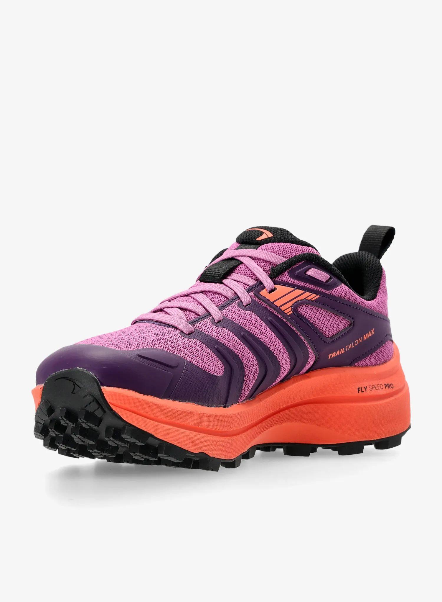 Trailschuhe Inov 8 TrailTalon Max Violett/Koralle Damen 6/7