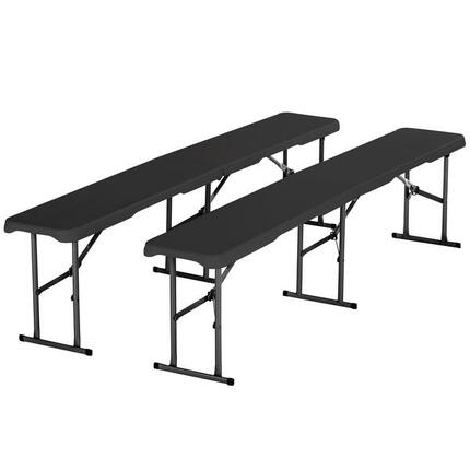 Set 2 x Opvouwbare Bank Masi - Camping - Picknick - 180 cm - 300 kg