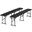 Set 2 x Opvouwbare Bank Masi - Camping - Picknick - 180 cm - 300 kg