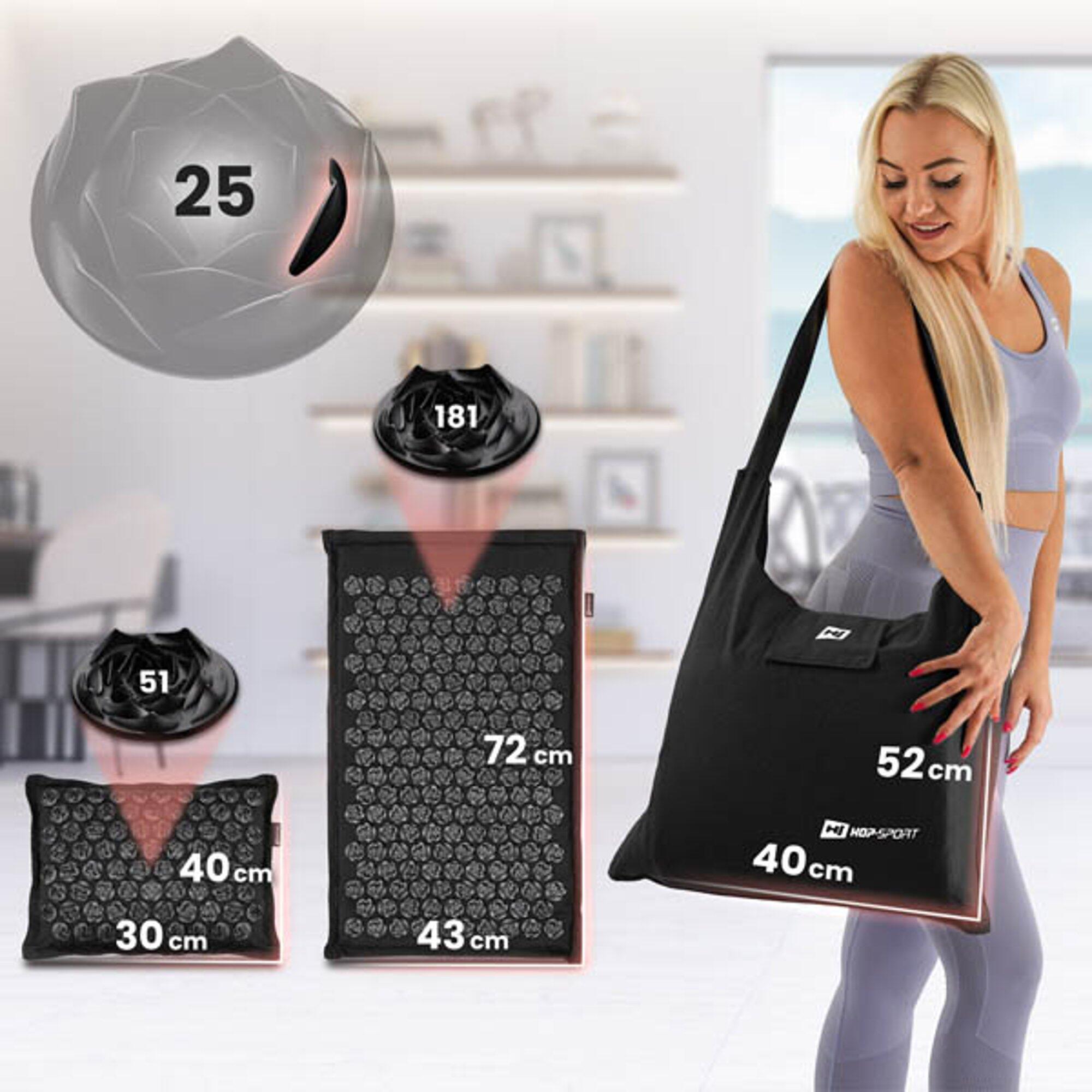Conjunto de acupresión de lino con bolsa negra HOP SPORT 2/7