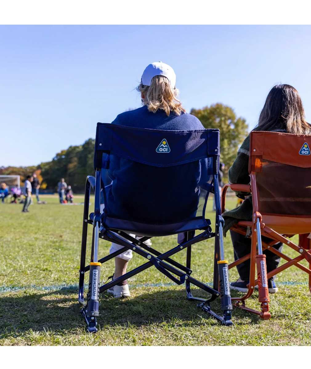 Krzesło GCI Outdoor FreeStyle Rocker™ Elite - rich blue 7/7