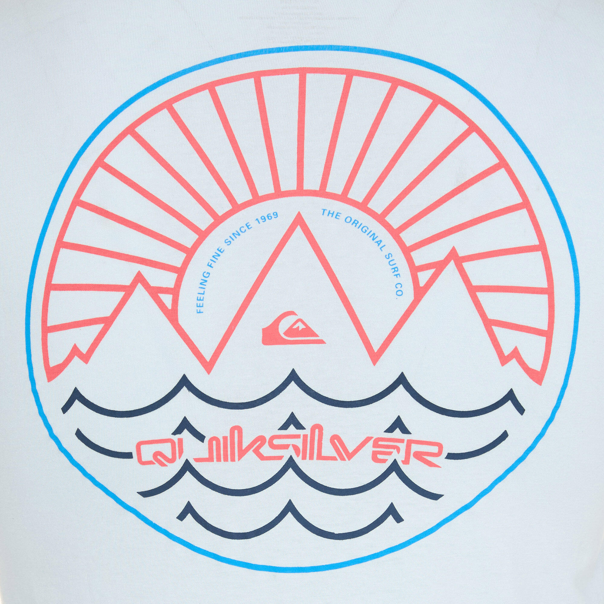 T-shirt homme Quiksilver Summit Sunset 3/4