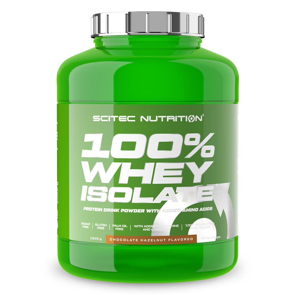 SCITEC NUTRITION 100% whey isolate - 1816g Chocolate com Avelã da Scitec Nutrition