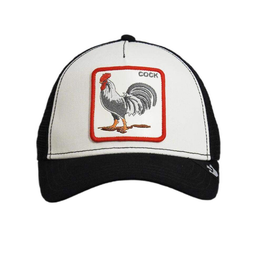 Czapka z daszkiem Goorin Bros. The Cock Black White Trucker - 101-0378