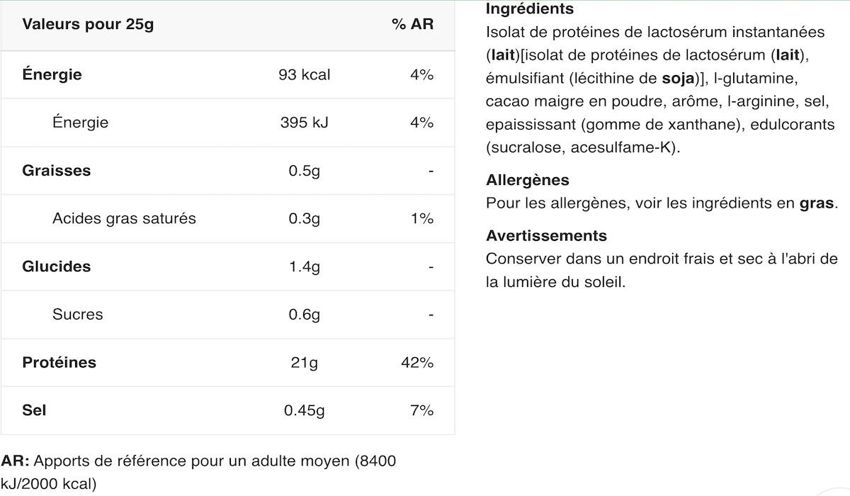 100 % Molkenproteinisolat – 1816 g Schokolade Scitec Nutrition 2/5