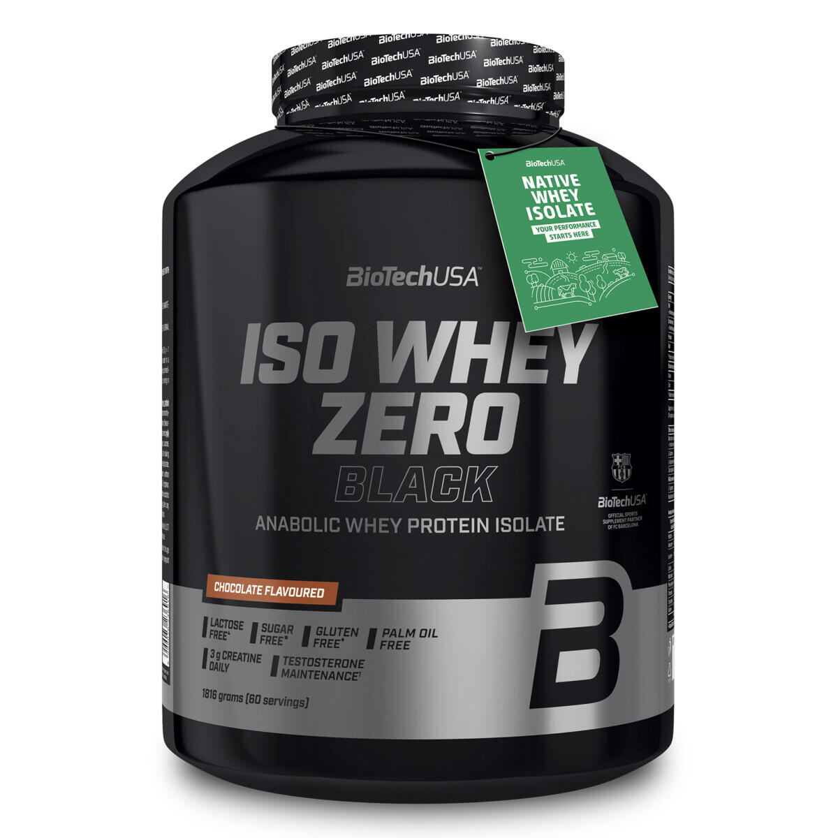Iso whey zero black - 1816g chocolate da biotech usa