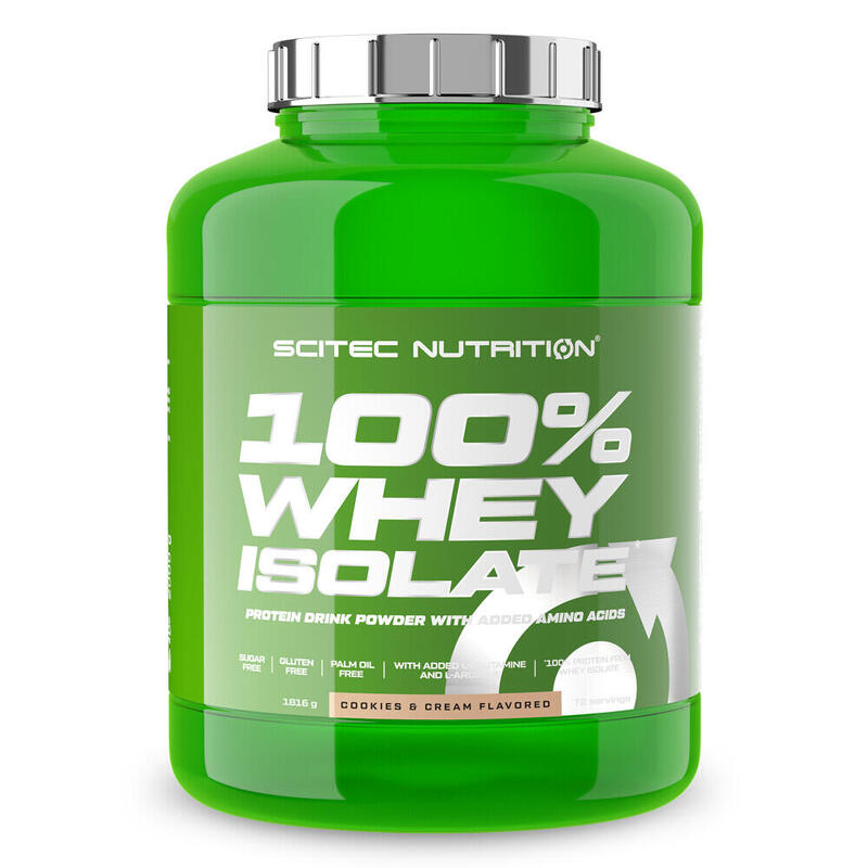 100% whey isolate - 1816g Cookies e Creme da Scitec Nutrition Promoção                                5 cores disponíveis
 75,90€ 89,90€ -15%    * 04/07/2025 até rutura de stock  Preço por quantidade 41,71€kg SCITEC NUTRITION 100% whey isolate - 1816g Cookies e Creme da Scitec NutritionVendido e expedido por: Masmusculo  