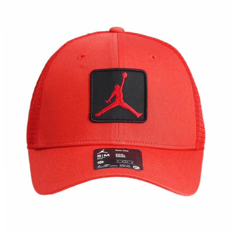 Czapka z daszkiem Air Jordan Rise Structured Jumpman Red Trucker FZ0774-687