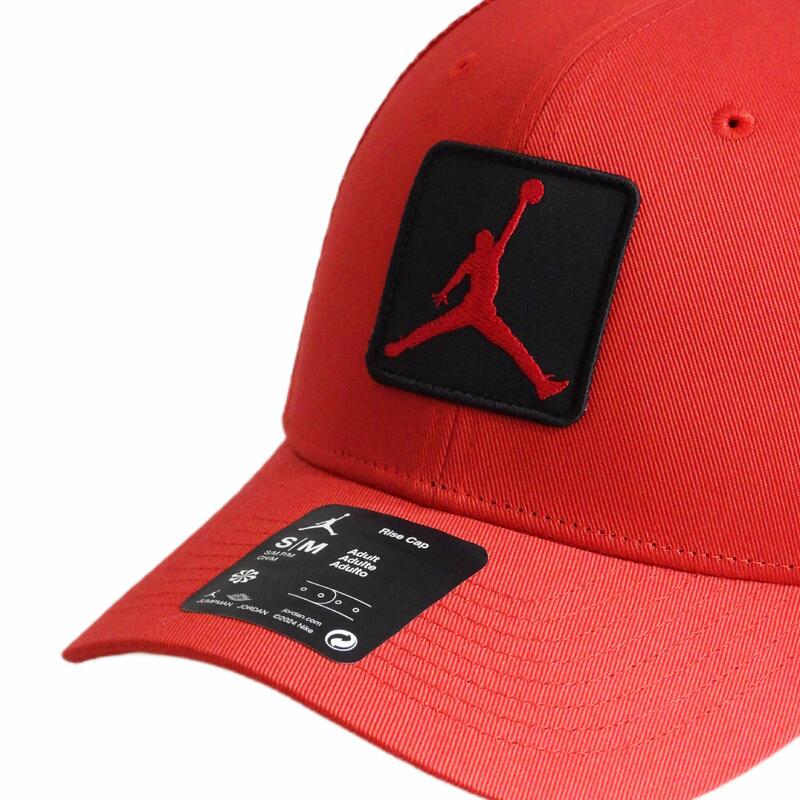Czapka z daszkiem Air Jordan Rise Structured Jumpman Red Trucker FZ0774-687