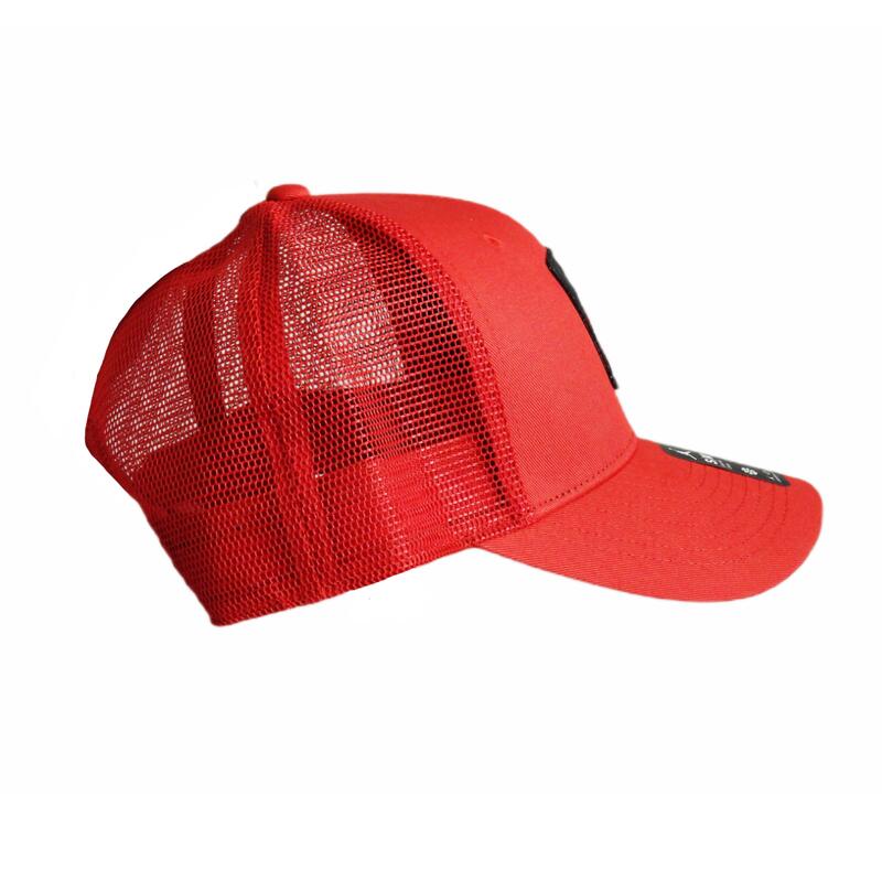 Czapka z daszkiem Air Jordan Rise Structured Jumpman Red Trucker FZ0774-687