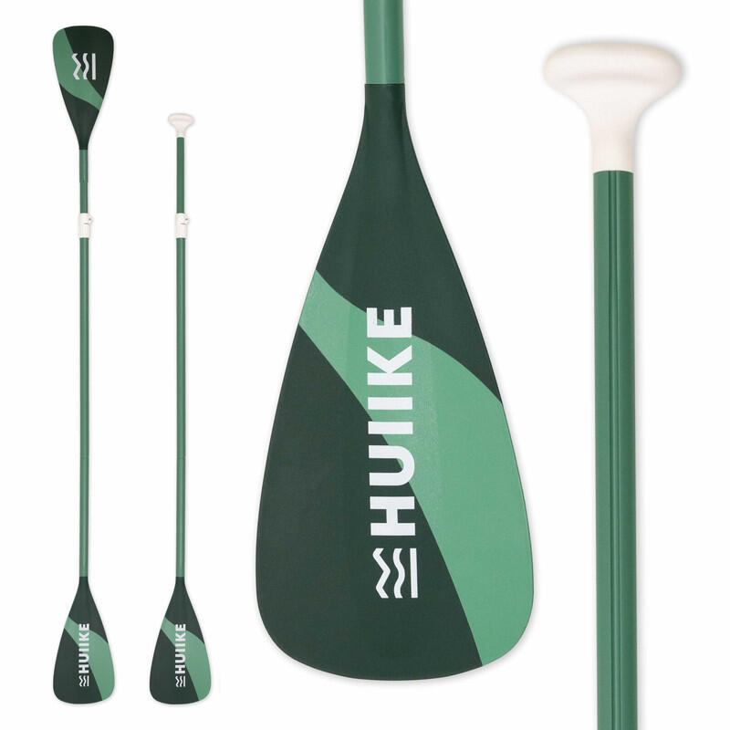 HUIIKE Sup Peddel en Kayak 2 en 1, HUIIKE, Groen, Verstelbaar, Afneembaar