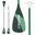 Pagaie SUP 2 în 1 Stand Up Paddle Kayak, HUIIKE, Verde, Detasabilă, Reglabilă