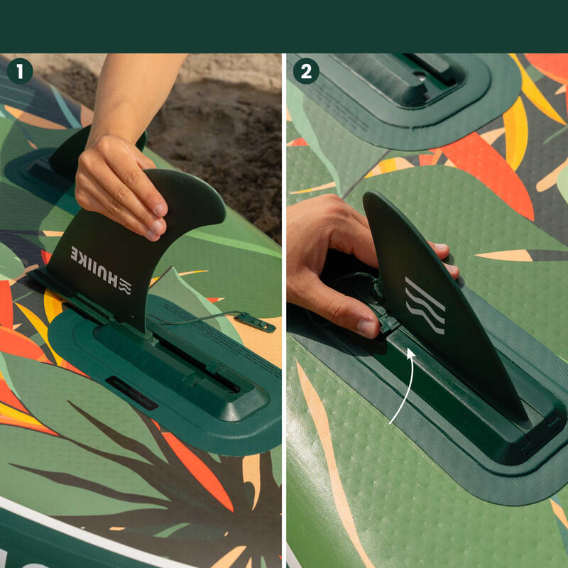 Vin voor Sup 3 St. Veiligheidswig, HUIIKE, Groen, Verwijderbaar, Stabiliteit 4/7