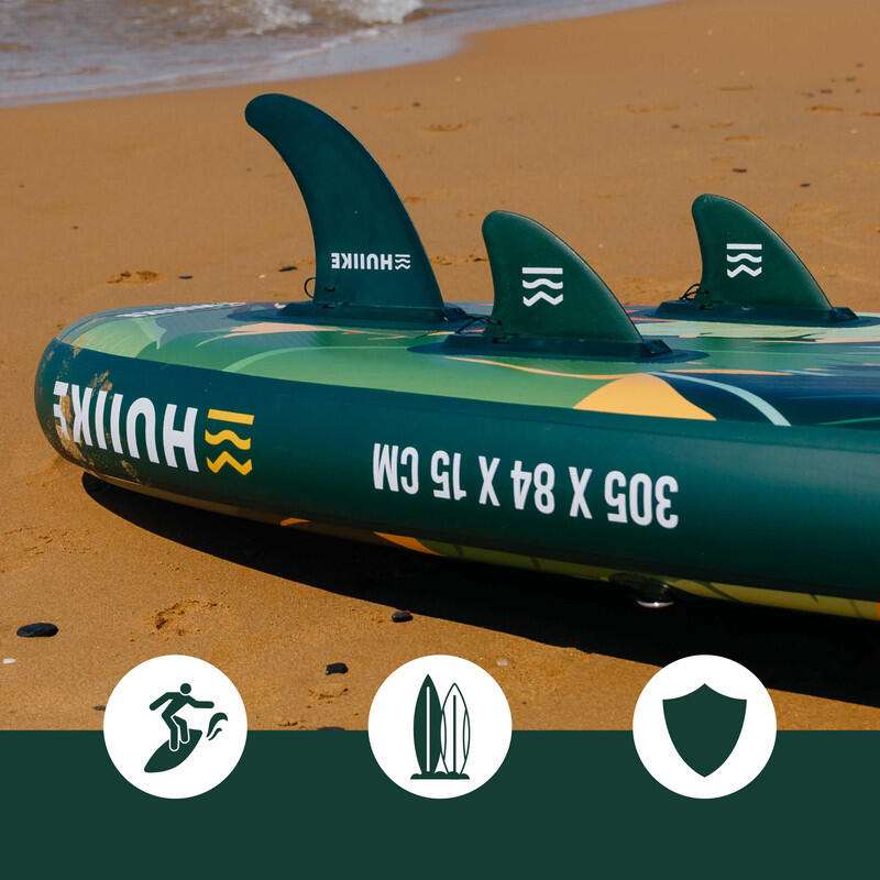 Vin voor Sup 3 St. Veiligheidswig, HUIIKE, Groen, Verwijderbaar, Stabiliteit 5/7