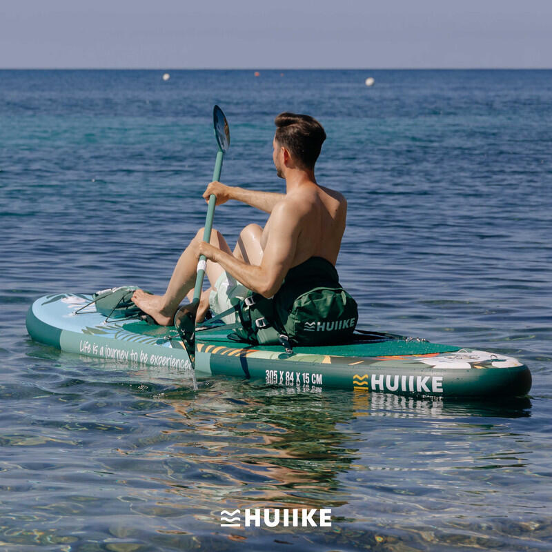 Sedile Sup e Kayak Regolabile, HUIIKE, Verde, Imbottito, Standard 6/7
