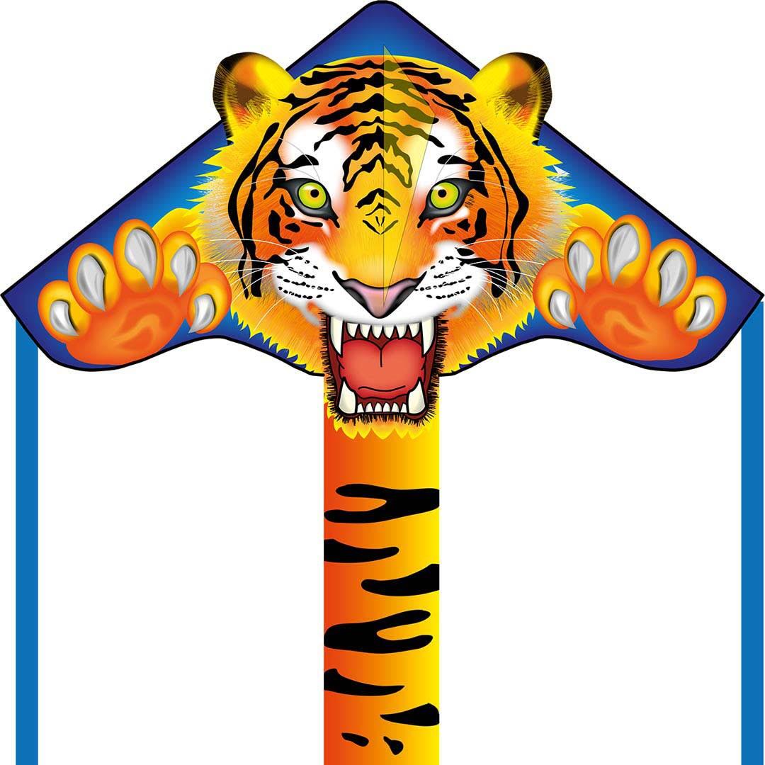 HQ Papagaio para crianças HQ Simple Flyer 85 Tiger 102133 Laranja 85 x 42 cm