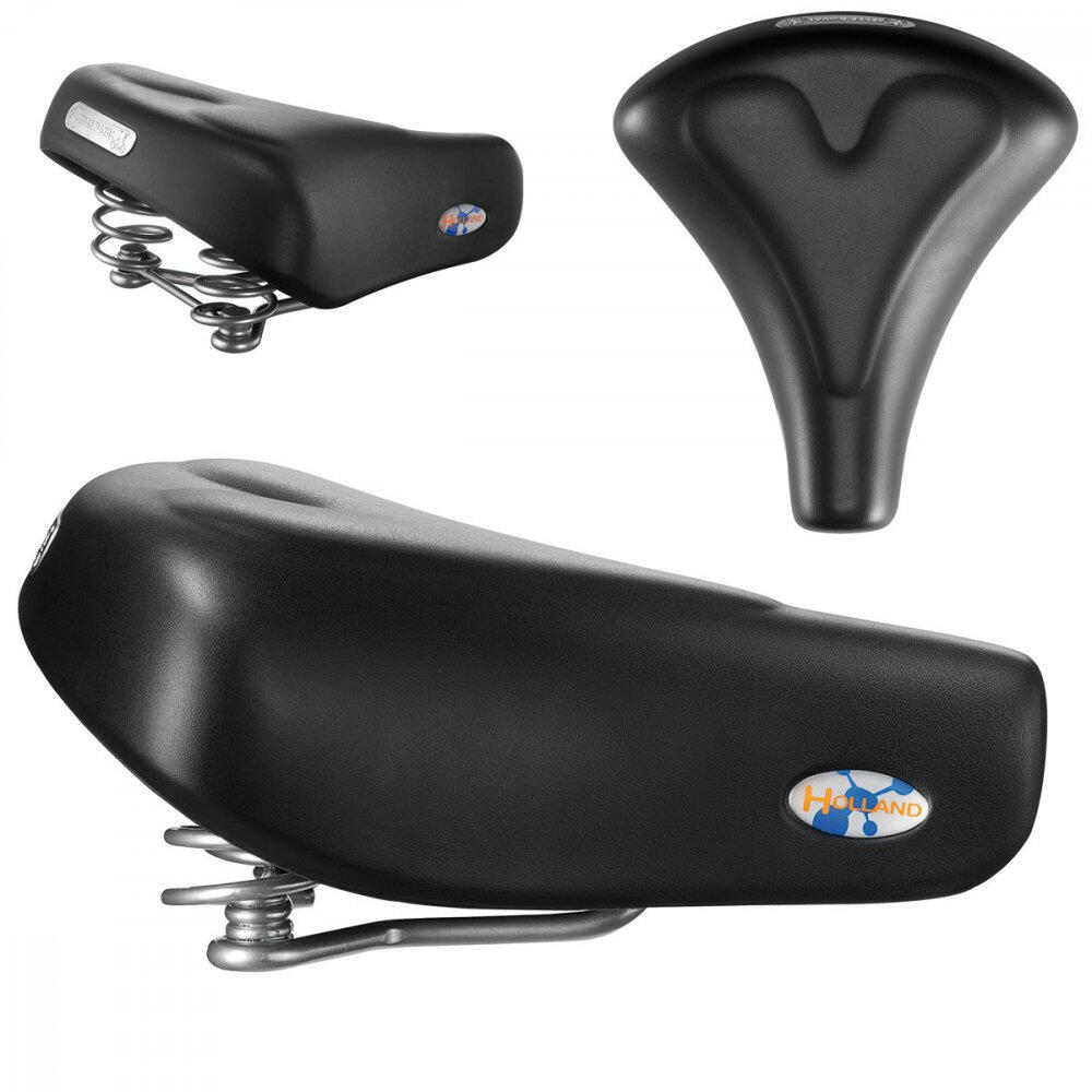 Bequemer Selleroyal Selle Sattel Holland Gel Schwarz 2/4