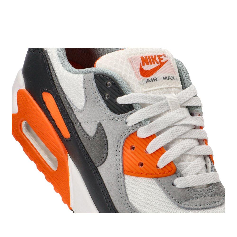 Nike Air Max 90 Summit White Safety Orange Dark Smoke Grey Smoke Grey 6/6
