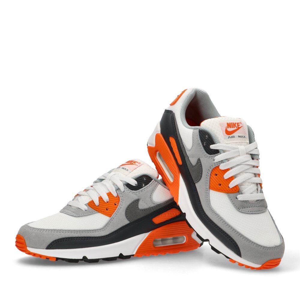 Nike Air Max 90 Summit White Safety Orange Dark Smoke Grey Smoke Grey 5/6
