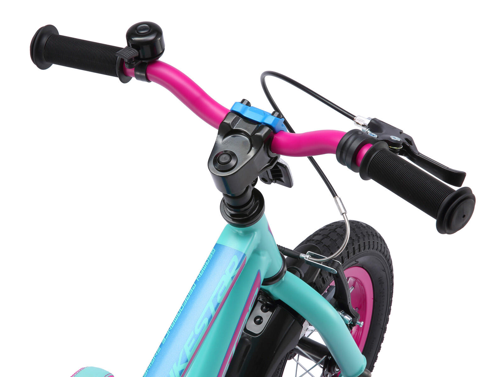 Bikestar kinderfiets Urban Jungle 12 inch turquoise paars 4/7