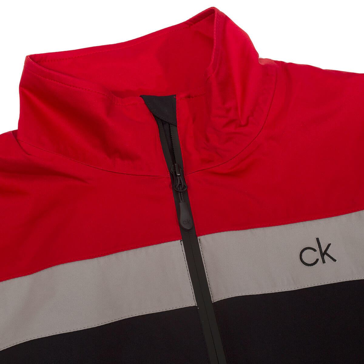 Calvin Klein Mens Waterproof Suit - Black/Red - L 4/7