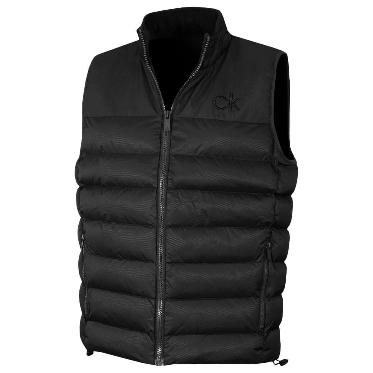 CALVIN KLEIN Calvin Klein Mens Lassen Gilet - Black - L