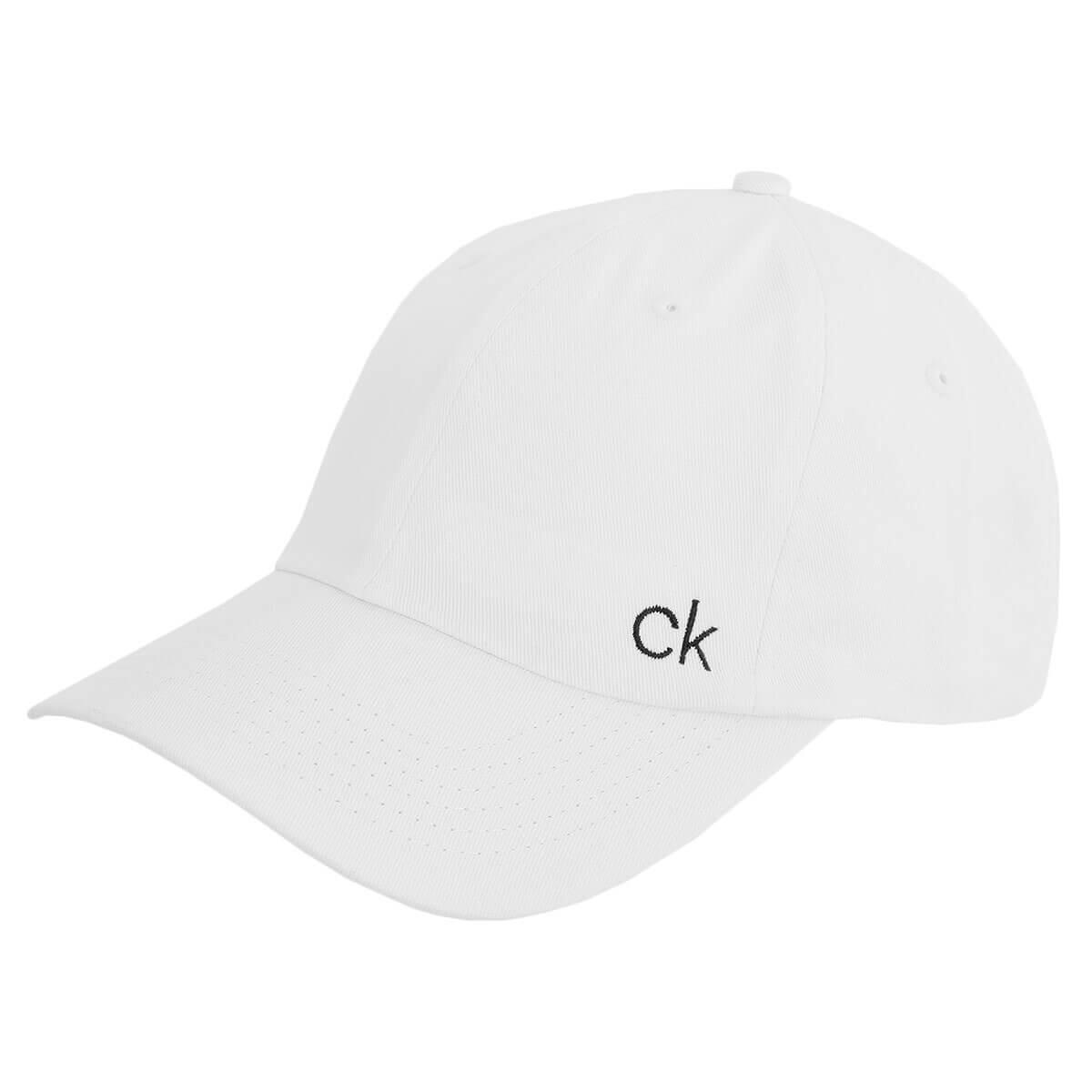 CALVIN KLEIN Calvin Klein Mens Classic Cotton Cap - White - One Size