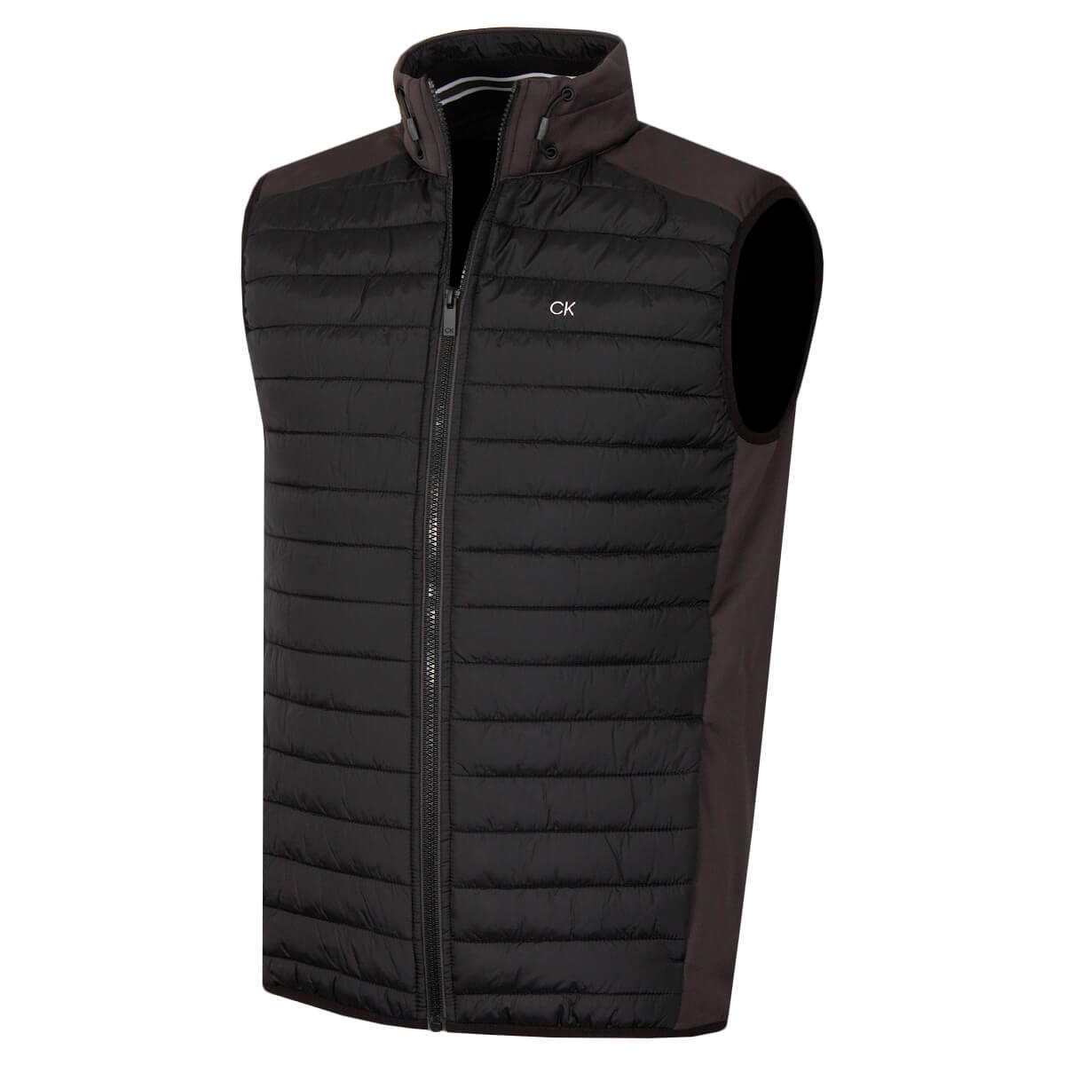 heve⭐︎twdeed gilet black Calvin Klein Mens Hybrid Gilet - Storm/Black - XL | Decathlon