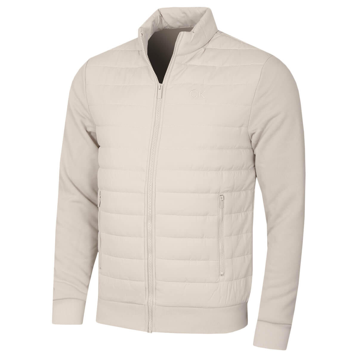 CALVIN KLEIN Calvin Klein Mens Hybrid Jacket - Parchment - M