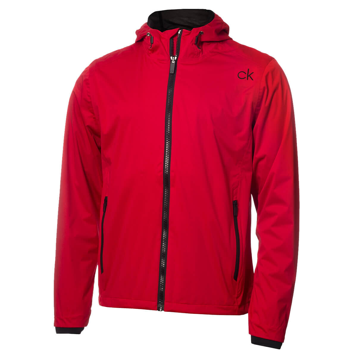 Calvin Klein Mens Hooded Jacket - Red - S 1/3