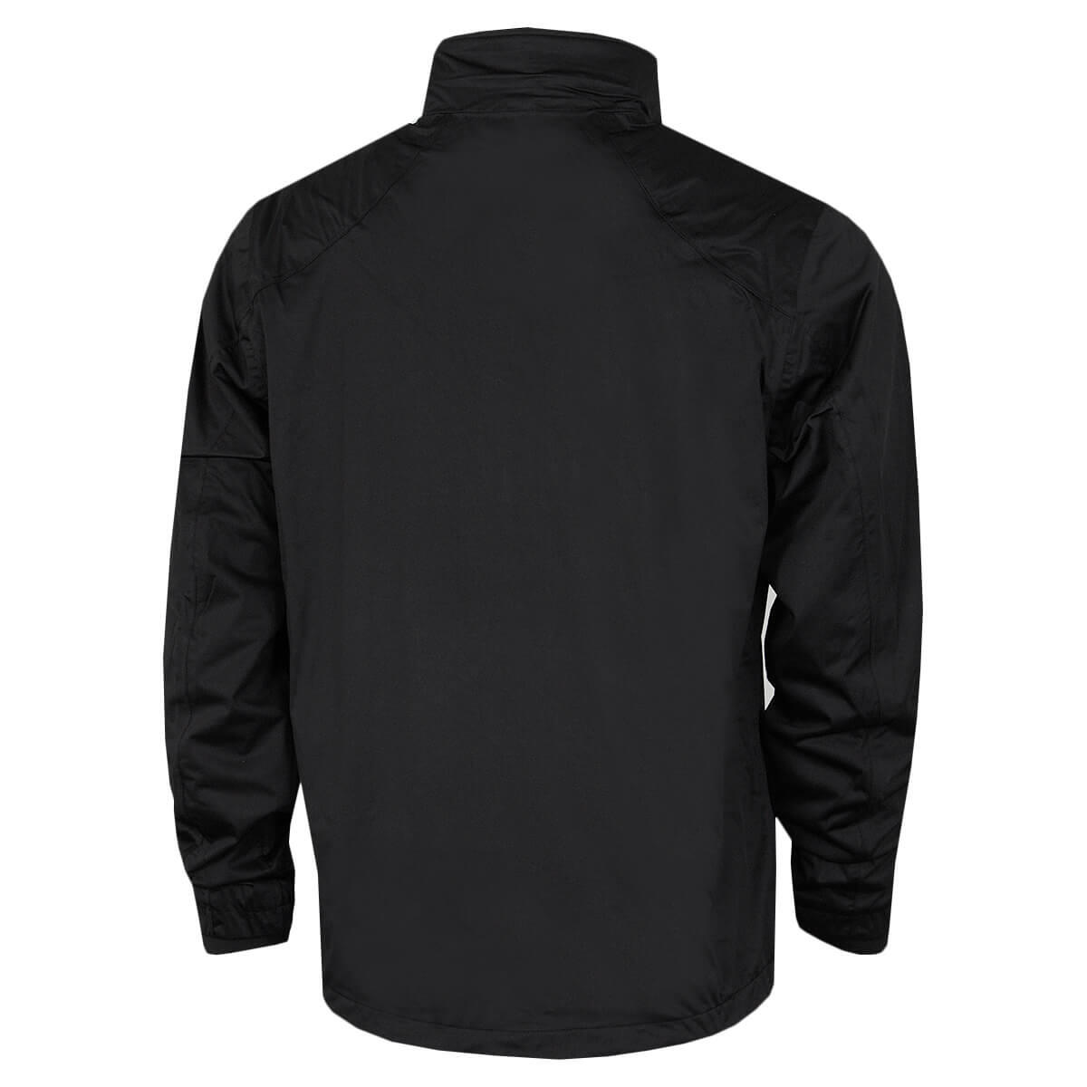 Calvin Klein Mens Waterproof Half Zip Jacket - Black/Black - XXL 2/4