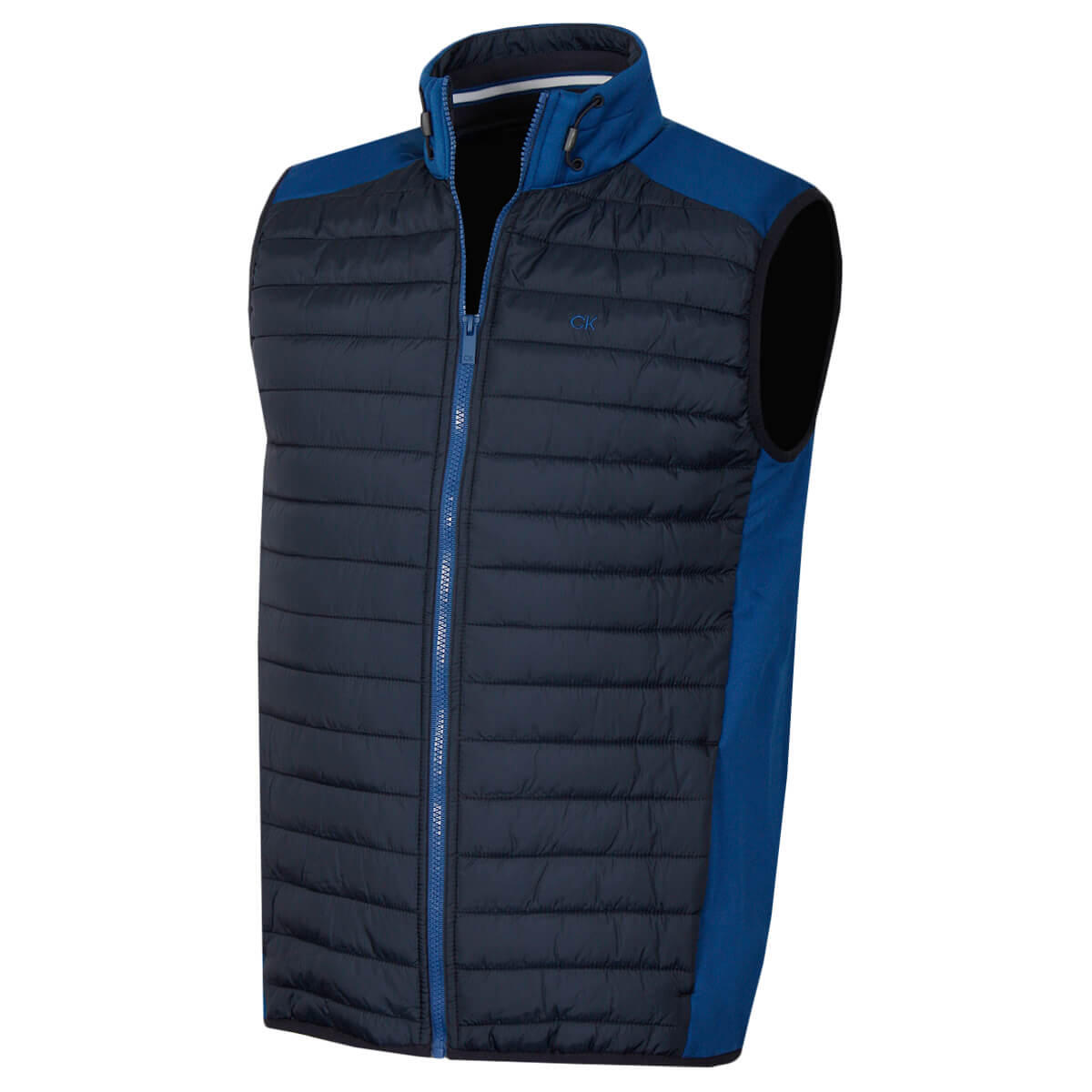 CALVIN KLEIN Calvin Klein Mens Hybrid Gilet - Dresden Blue/Navy - L