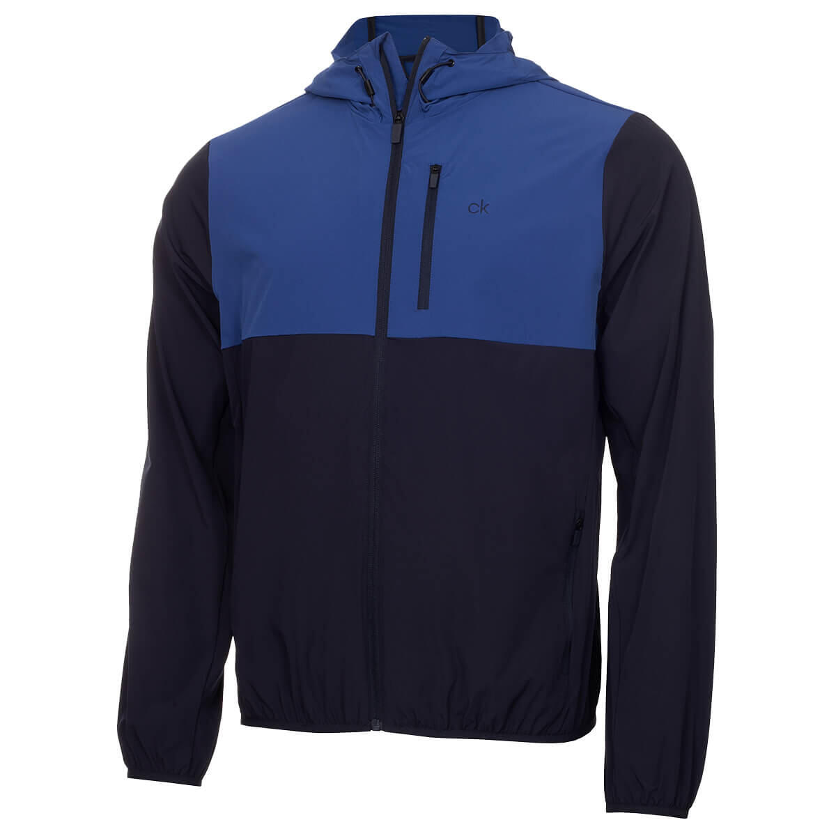 CALVIN KLEIN Calvin Klein Mens Ultra Lite Windbreaker Jacket - Navy/Royal - XL