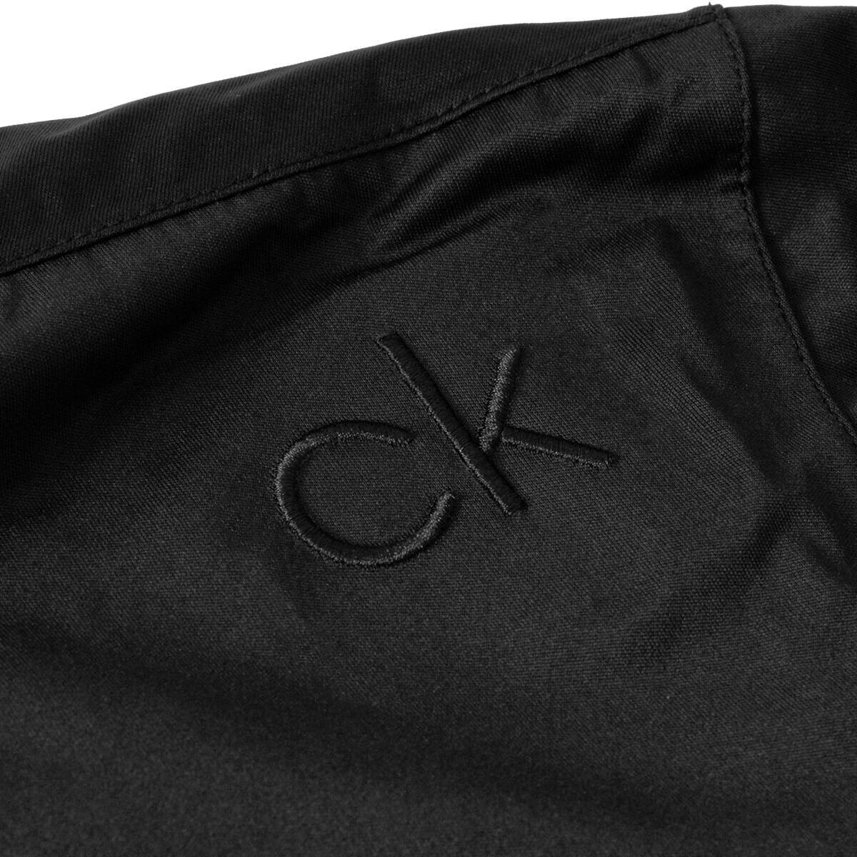 Calvin Klein Mens Waterproof Half Zip Jacket - Black/Black - XXL 3/4