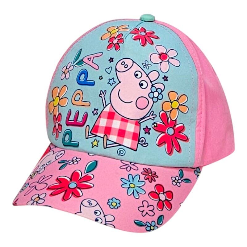 Sapca pentru fetite, roz, marimea 53 cm, Peppa Pig