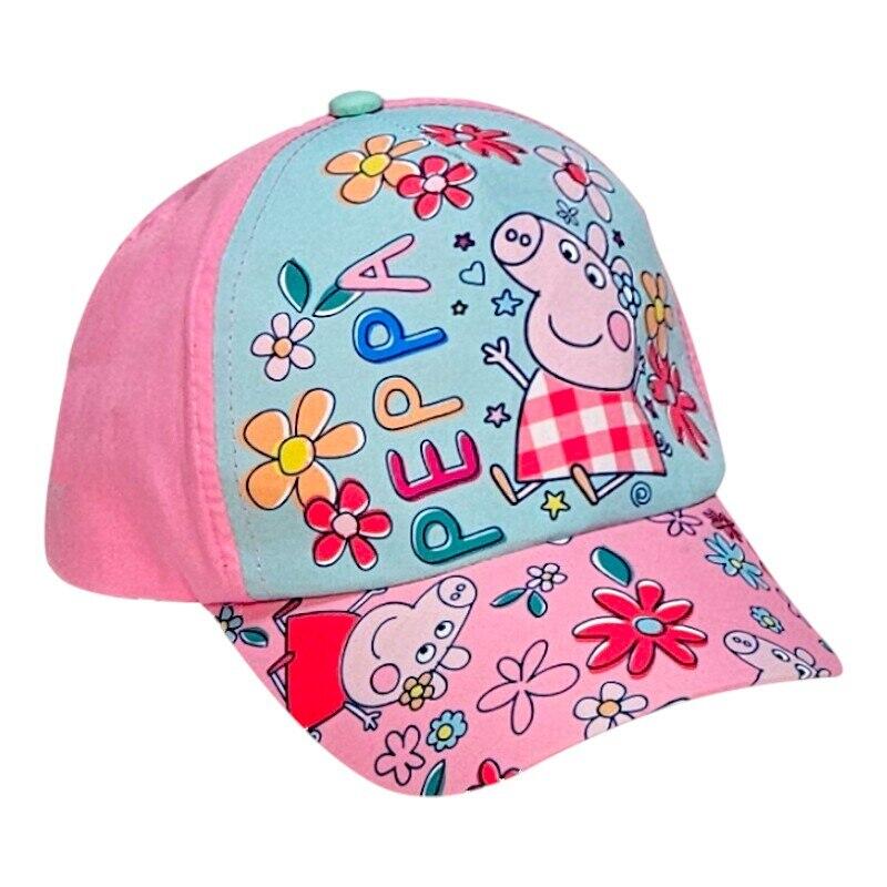 Sapca pentru fetite, roz, marimea 53 cm, Peppa Pig