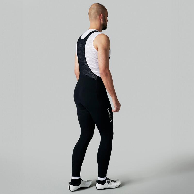 Intermediate Pantaloni Lungi Ciclism cu Bretele Căptușiți Iarnă