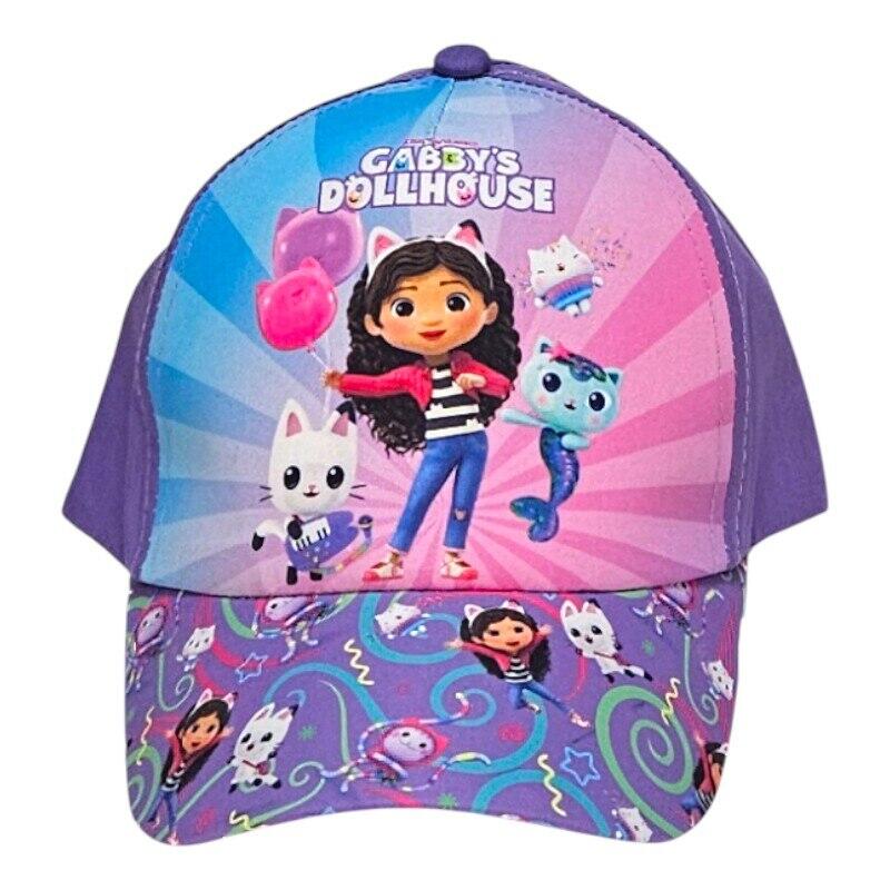 Sapca pentru fetite, mov, marimea 52 cm, Friends, Gabby's Dollhouse