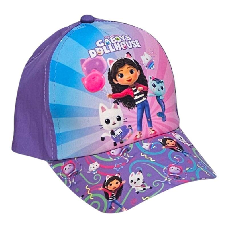 Sapca pentru fetite, mov, marimea 52 cm, Friends, Gabby's Dollhouse