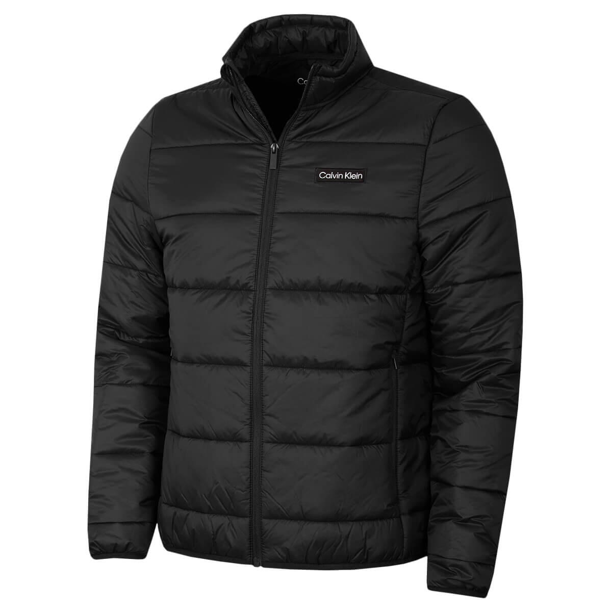 CALVIN KLEIN Calvin Klein Mens Adventure Full Zip Packable Jacket - Black - S