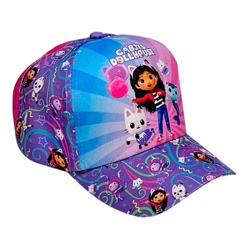 Sapca pentru fetite, mov marimea 54 cm, Team, Gabby's Dollhouse