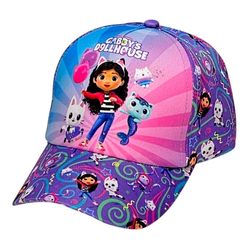 Sapca pentru fetite, mov, marimea 54 cm, Team, Gabby's Dollhouse