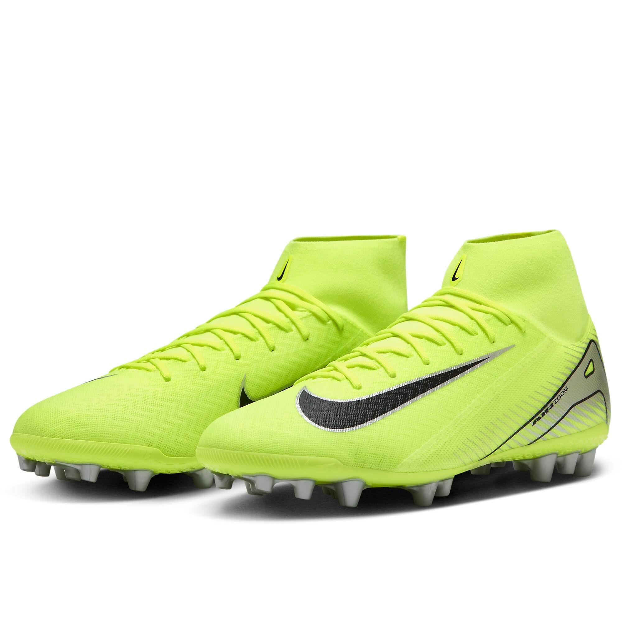 Nike ZM SUPERFLY 10 ACADEMY AG Chaussures de Football VOLT/BLACK 2/6