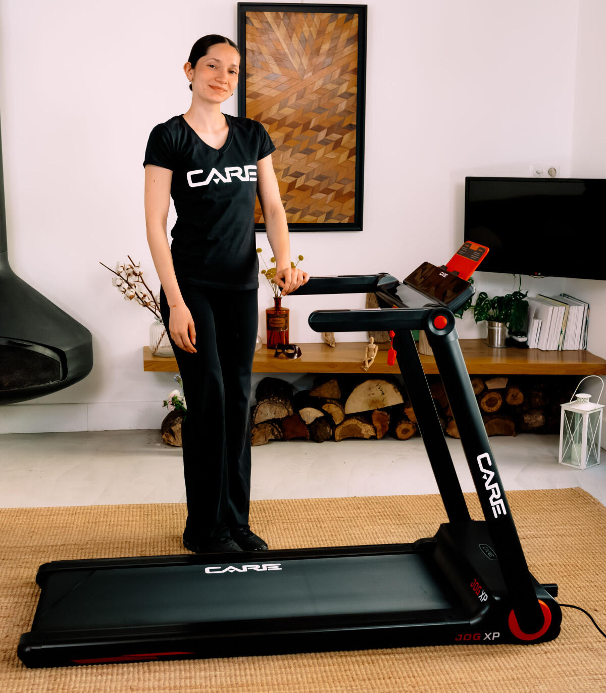 Tapis de course - 14km/h - CARE - JOG XP 5/8