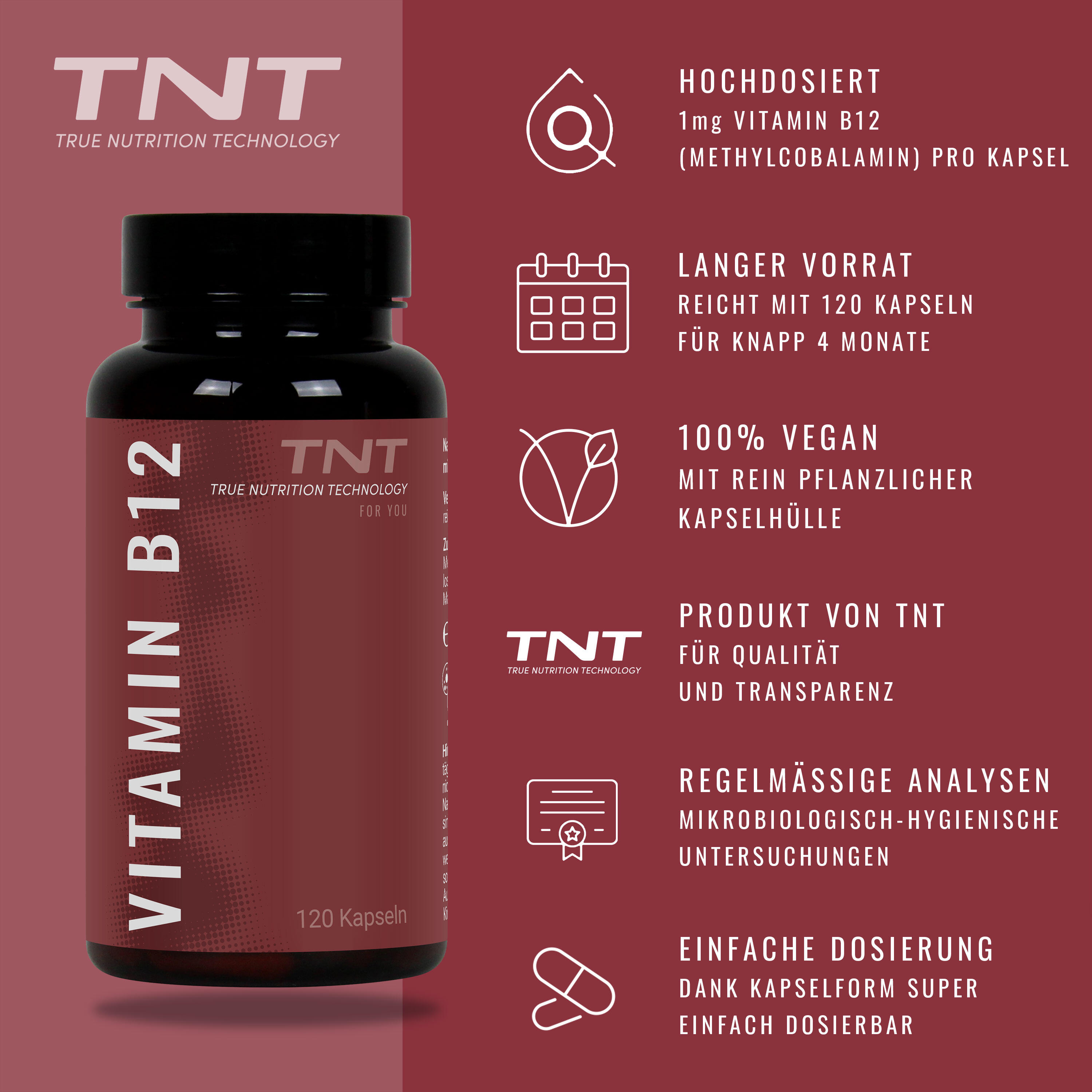 Vitamin B12 - 1mg Vitamin B12 pro Kapsel 2/5